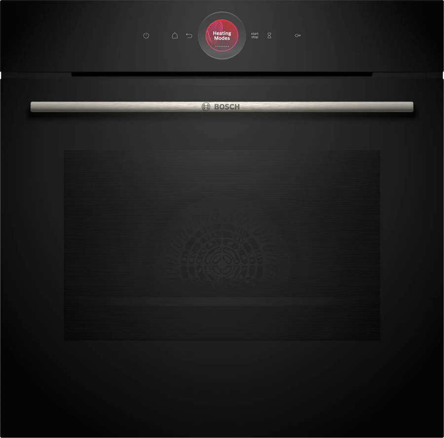 Bosch HBG7341B1B Series 8 Built-in oven with Digital Control Ring and TFT-touchdisplay. Assist function for meals, Air Fry, Home Connect for control via the App.