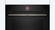 Bosch HBG7341B1B Series 8 Built-in oven with Digital Control Ring and TFT-touchdisplay. Assist function for meals, Air Fry, Home Connect for control via the App.