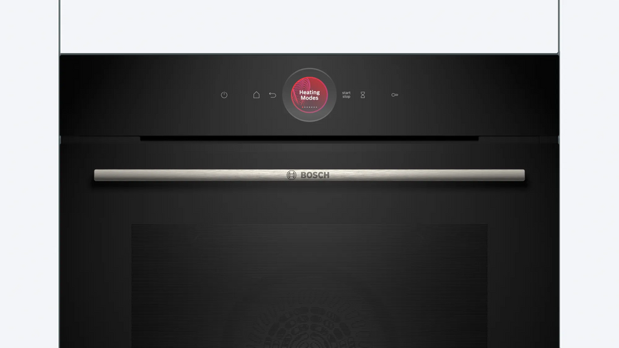 Bosch HBG7341B1B Series 8 Built-in oven with Digital Control Ring and TFT-touchdisplay. Assist function for meals, Air Fry, Home Connect for control via the App.