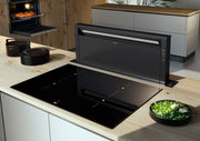 Airforce Downdraft 90cm POP-UP Downdraft Cooker Hood in Black Satin Steel Finish
