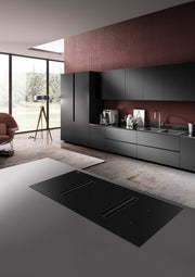Esistyle 110cm 5 Zone Induction Hob with double downdraft extraction- E047000014