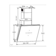 CDA EXG90BL 90cm gesture control extractor