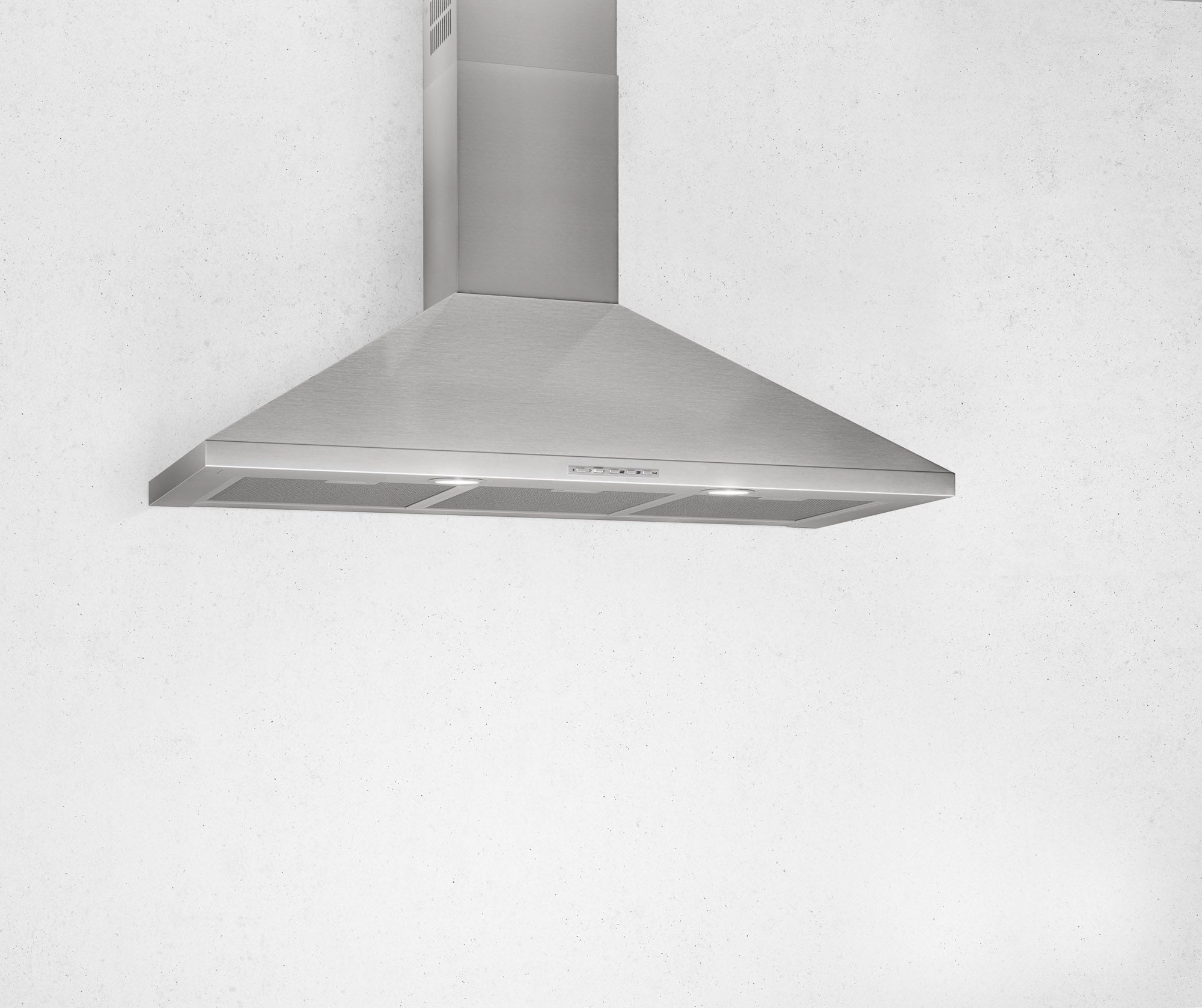 Airforce F0 S4 90cm Wall Mounted Cooker Hood Button Controls in Stainlass Steel Finish