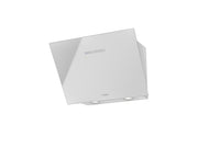 Airforce F203 90cm Automatic Angled Wall Mounted Cooker Hood - White Glass
