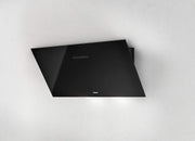 Airforce F203 60cm Angled Wall Mounted Cooker Hood with Touch Controls- Black Glass