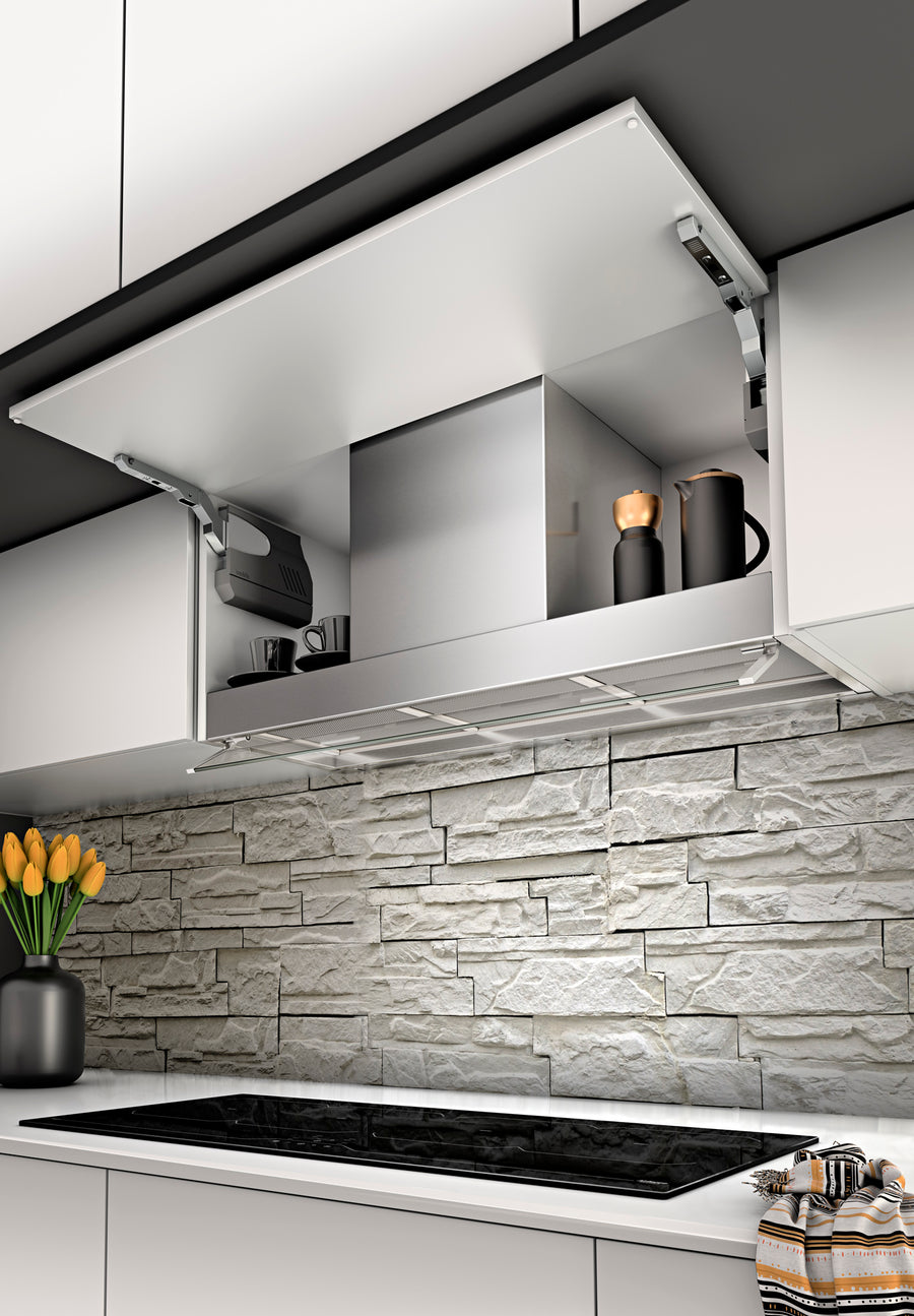 Airforce F300 120cm Built-In Cooker Hood with Glass Visor,Touch Control Button Stainless Steel Finish