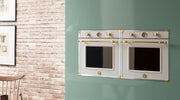Bertazzoni F609HEREKTAG 60x45cm Combi-Microwave Oven, LED touch Display Modern Series- Ivory/Gold