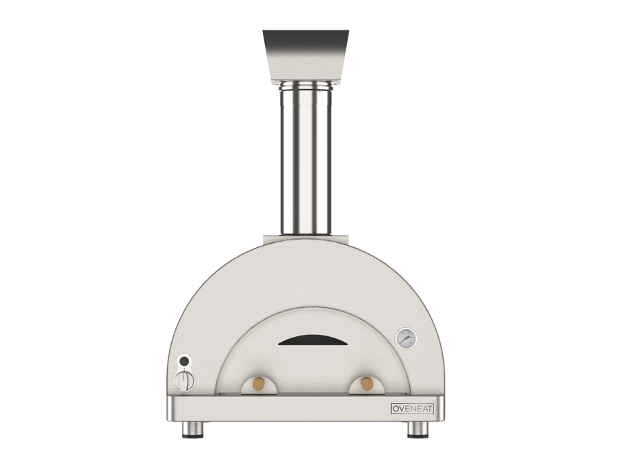 Oveneat GRX-2X Stainless Steel Gas Double Pizza Oven with Stainless Steel Door includes Pizza Peel