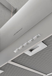 Airforce Gaia XXL 100cm Island cooker hood with touch control integra ready in Satin Black finish