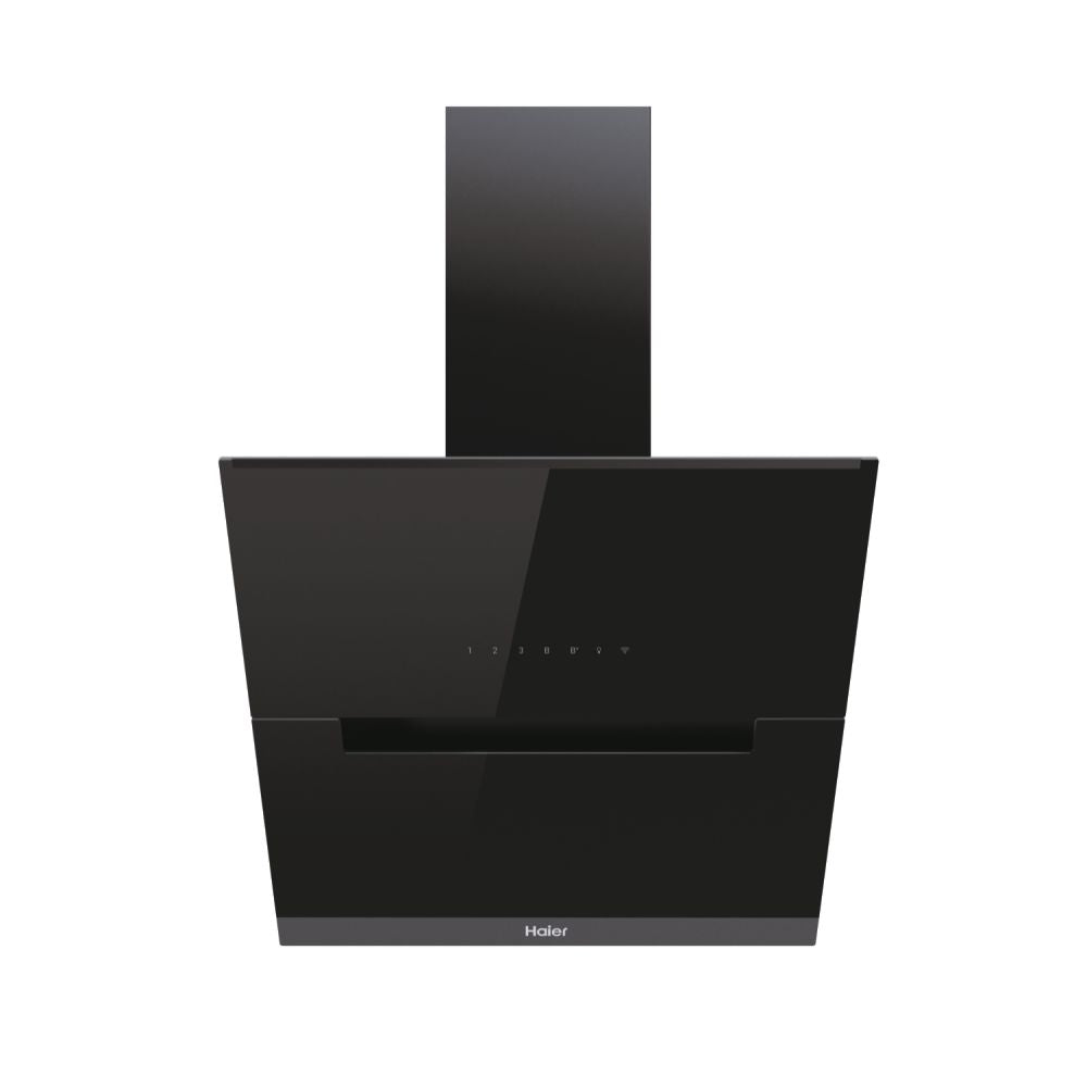Haier HADG6DS46BWIFI 60cm Wall Mounted Angled Cooker Hood