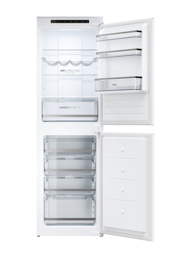 Haier HB50T618MK 177cm Built-In 50:50 Fridge Freezer, No Frost-White
