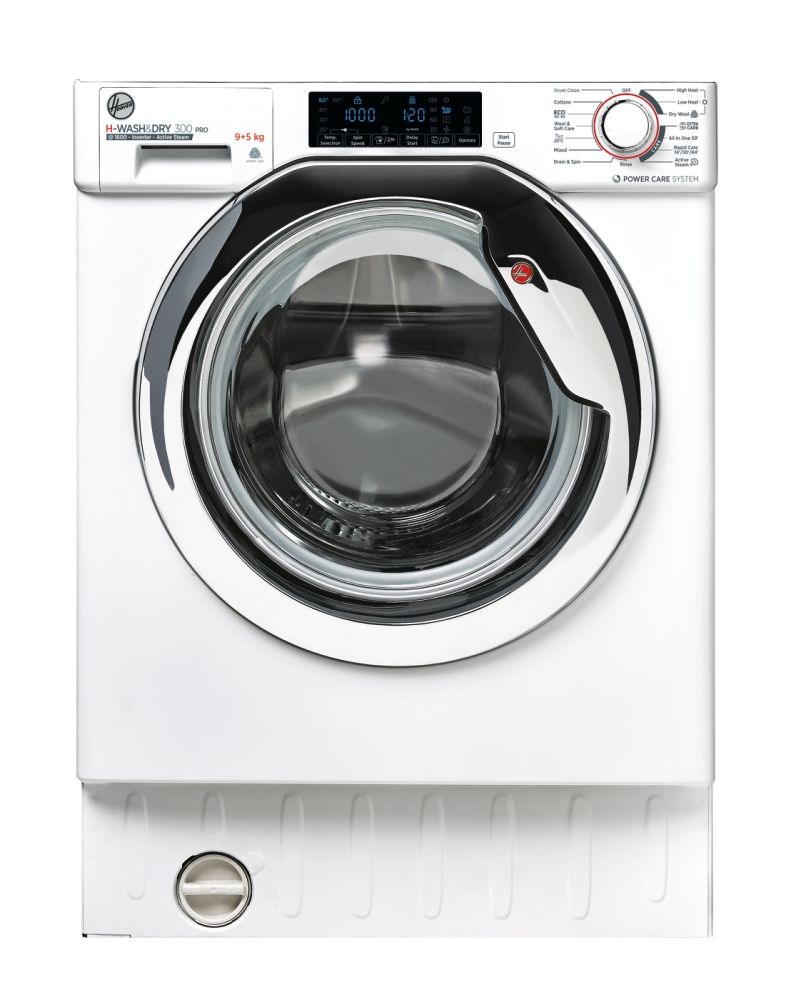 Clearance Hoover HBDOS695TAMCE-80 9/5kg 1600rpm Built-In Washer Dryer - White