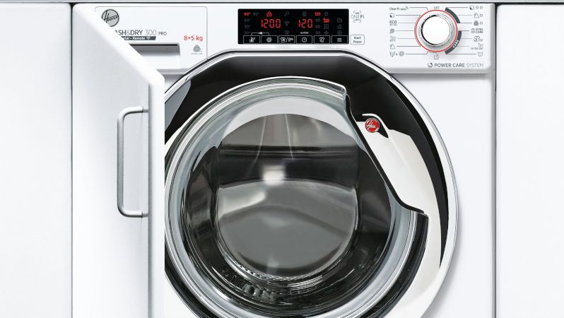 Clearance Hoover HBDOS695TAMCE-80 9/5kg 1600rpm Built-In Washer Dryer - White