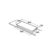 CDA HN9626FR Four zone induction hob