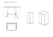 Haier HSR3918ENPG(UK) American Fridge Freezer 177cm No Frost Gentle Silver Finish