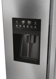 Haier HSR5918DIMP(UK) 177cm American Frigde Freezer No Frost Platinum Inox Finish