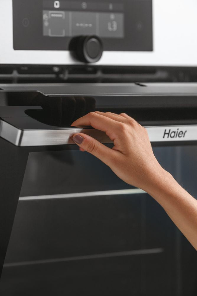 Haier HWO60SM2F9XH Series 2 I-Turn Built-In WIFI Oven with Pyrolytic & Steam Cleaning