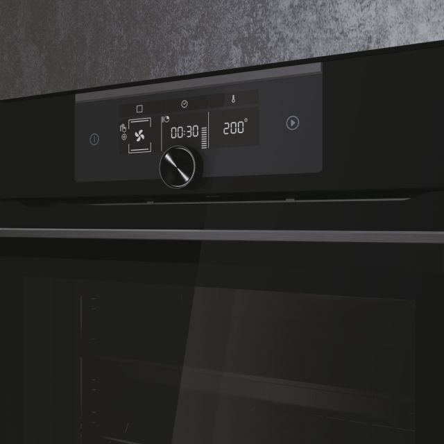Clearance Haier HWO60SM6F8BH 60cm Built In oven with Pyrolytic self clean and touch control