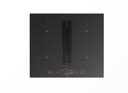 Airforce Innova Artis Prima Petra 80cm Central Venting Induction Hob with On-Board Motor,Matte Black Glass-Recirculating Model-5 Year Warranty.