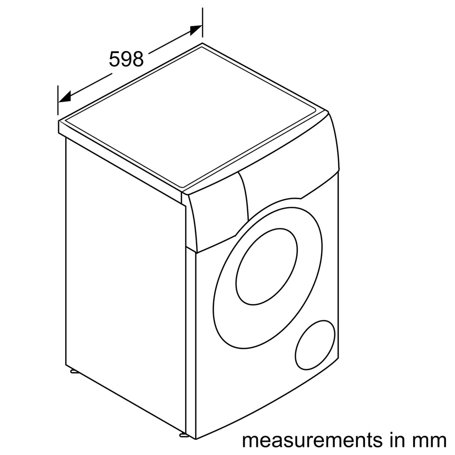 Siemens WN54C2ATGB iQ700 Washer dryer 10.5/6 kg 1400 rpm-Silver