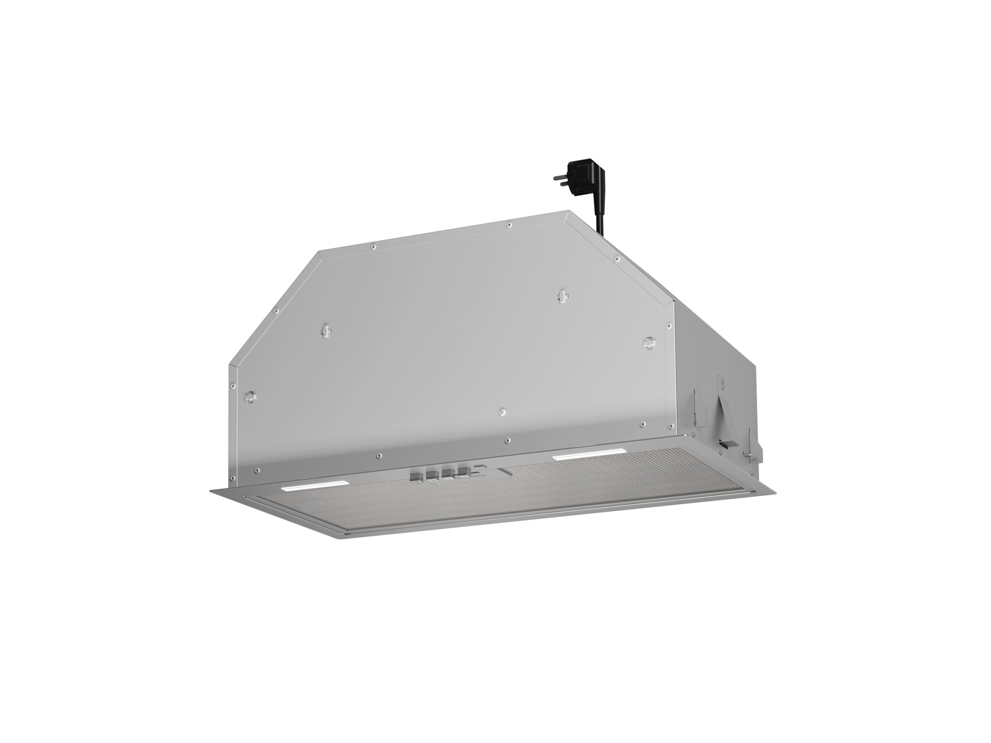 Airforce Modulo POP 72cm Built-in Cooker Hood-Stainless Steel Finish Push Button Control