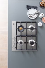 Bertazzoni P604LPROX 60 cm Gas hob with wok Professional Series-Stainless Steel