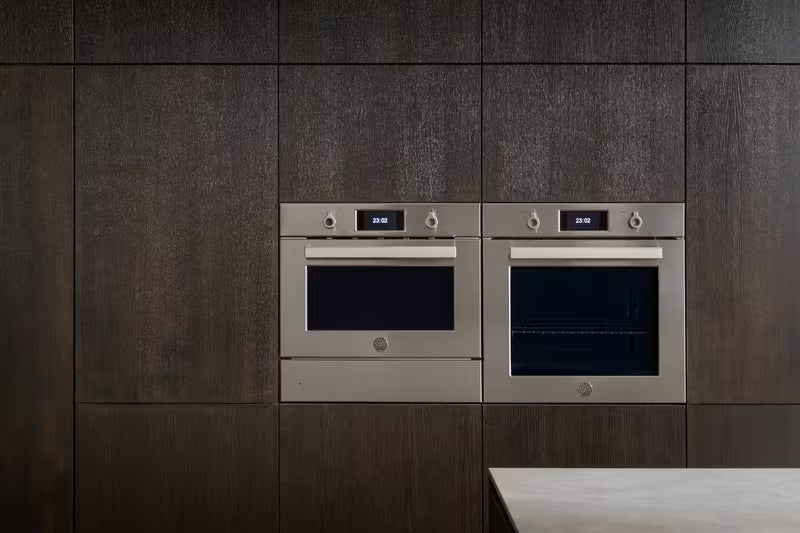 Bertazzoni FPRO4077MTX3 60x45cm Combi-Microwave Oven, TFT Display Professional Series-Stainless Steel