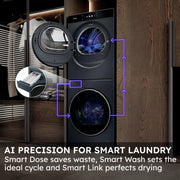 Haier Couture Care Collection 11 Laundry Centre - Graphite - 10/8KG CLC108-GNU1-UK