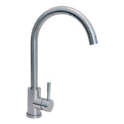 CDA TC31SS Single lever swan neck stainless steel tap