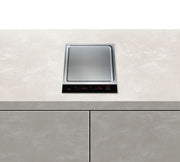 Airforce Teppanyaki 38cm Hob with Touch Slider Controls-Stainless Steel & Black Glass