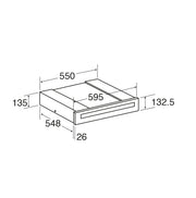 CDA VW153SS Push-push warming drawer