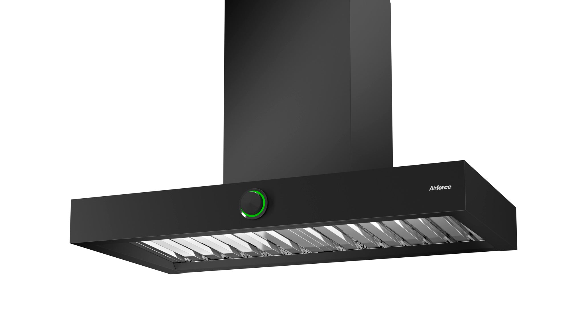 Airforce Vis Boxy 120cm Wall Mounted Cooker Hood with Electronic Rotary Control- Anthracite Finish