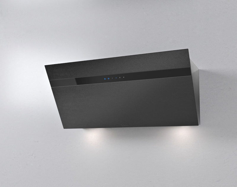 Airforce Gres V15 90cm Flat Wall Mounted Cooker Hood - Black Lime Stone