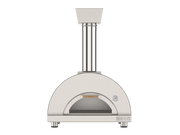 Oveneat WDD-1VG Charcoal Grey Wood Fired Single Pizza Oven with Drop-Down Glass Door Includes Brazier & Pizza Peel