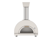 Oveneat WDD-2X Stainless Steel Wood Fired Double Pizza Oven with Drop-down Glass Door includes Brazier & Pizza Peel