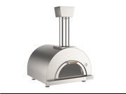 Oveneat WDD-2X Stainless Steel Wood Fired Double Pizza Oven with Drop-down Glass Door includes Brazier & Pizza Peel
