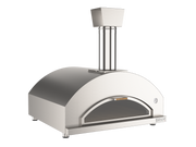 Oveneat WDD-5X Stainless Steel Wood Fired Pizza Oven for upto Five Pizzas with Drop-down Glass door includes Brazier & Pizza Peel