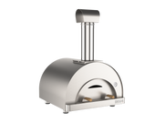 Oveneat WRX-2X Stainless Steel Wood Fired Double Pizza Oven with Stainless Steel Door Includes Brazier and Pizza Peel