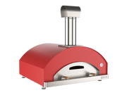 Oveneat WRX-5VR Red Wood Fired Pizza Oven for upto Five Pizzas with Stainless Steel Door includes Brazier & Pizza Peel