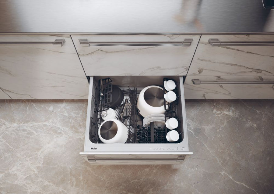 Haier XDD 66E5LS-80 Fully Intergrated 6 Place setting Dishwasher