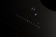 Bertazzoni P905I1M30NP 90 cm Induction Hob, 5 cooking zones, hidden white LED slider Modern Series-Black Glass