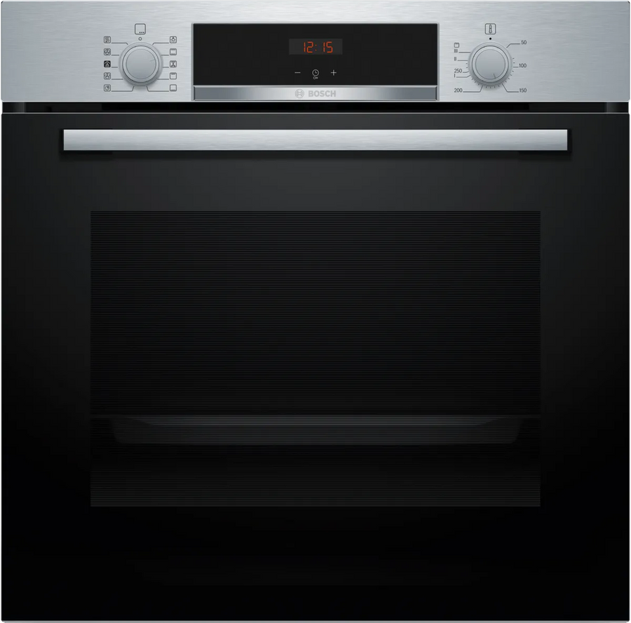 Bosch HQA534BS3B Series 4 Built-in oven with added steam function 60 x 60 cm Stainless steel