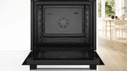 Bosch HQA534BS3B Series 4 Built-in oven with added steam function 60 x 60 cm Stainless steel