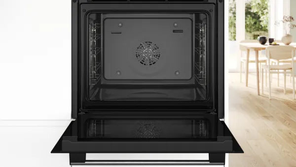 Bosch HQA534BS3B Series 4 Built-in oven with added steam function 60 x 60 cm Stainless steel