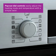 Bosch HQA534BS3B Series 4 Built-in oven with added steam function 60 x 60 cm Stainless steel