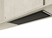 Airforce Compact-up 83cm Built-In Cooker hood with Remote control-Black Steel Finish