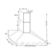 CDA ECH93BL Chimney extractor