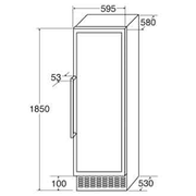CDA FWC881BL Full height freestanding wine cooler