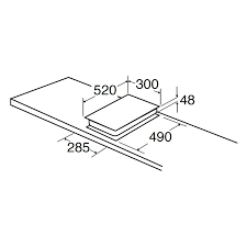 CDA HC3621FR Domino two zone ceramic hob