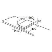 CDA HN3621FR Domino two zone induction hob